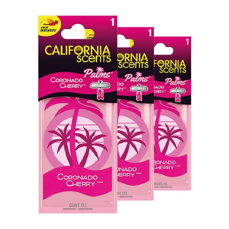 Ambientador California Scents Palms Paper Coronado Cherry X3