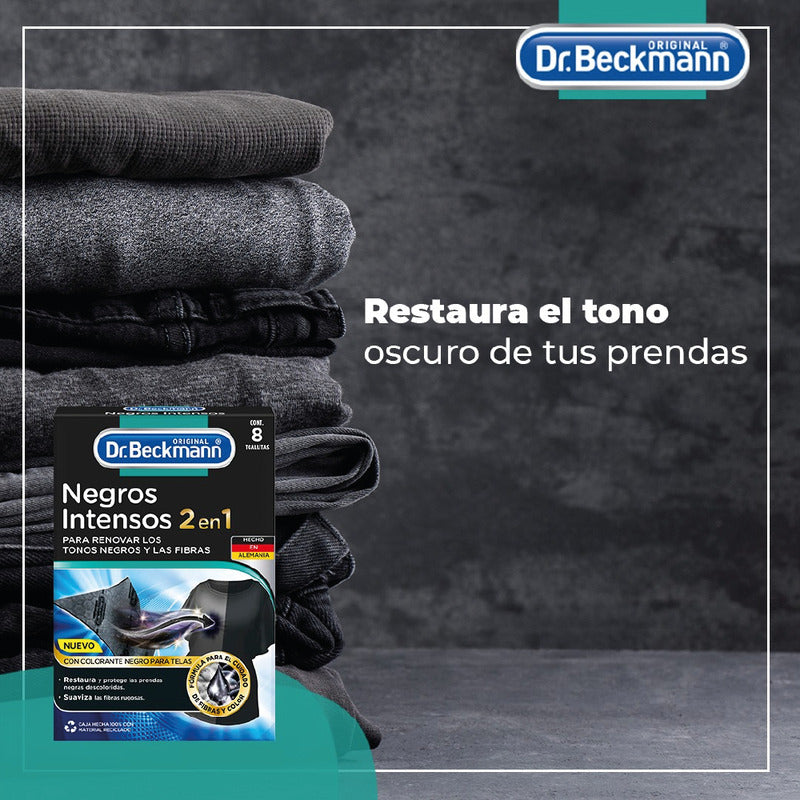 Dr. Beckmann - Toallas Renovadoras De Tonos Negros Y Fibras