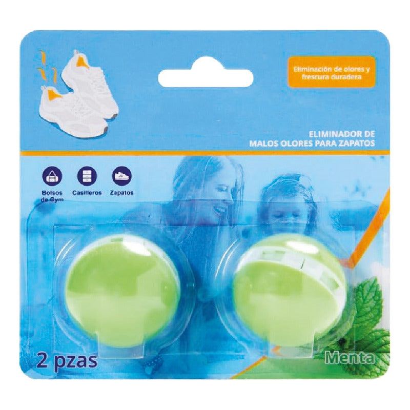 Aromatizador Eliminador De Olores Zapatos/botas 2 Pzas