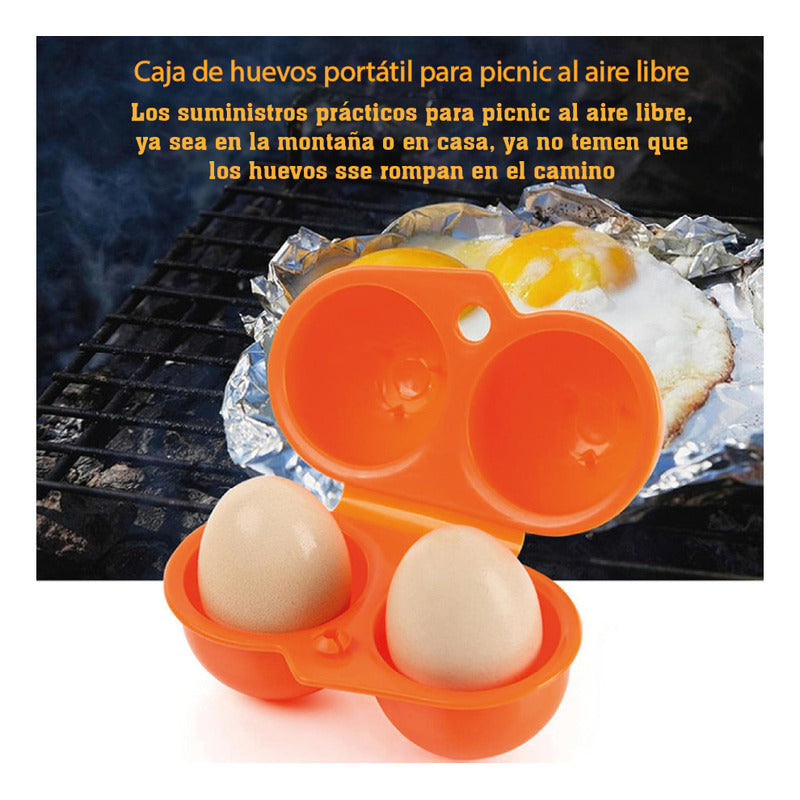 Porta Huevos De Viaje Outdoor Camping/montaña/pic 6 Espacios