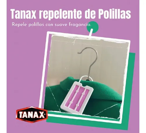 Tanax - Aromatizante Y Repelente Polillas Colgador - 2 Uni