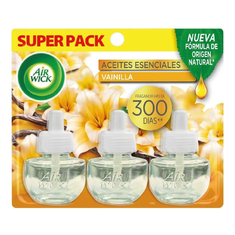 Air Wick Eléctrico Recarga Súper Pack 3 Repuestos