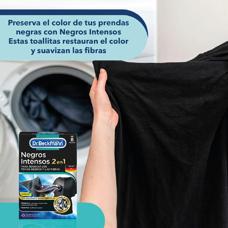 Dr. Beckmann - Toallas Renovadoras De Tonos Negros Y Fibras