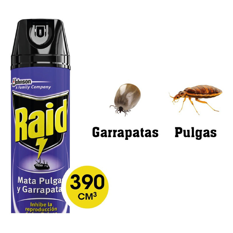 Raid Acción Instantánea Pulgas Y Garrapatas