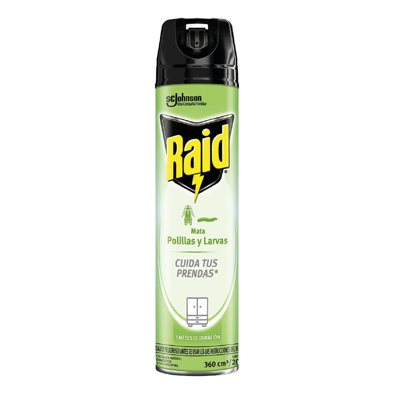 Raid Repelente Larvas Y Repelente 390cc