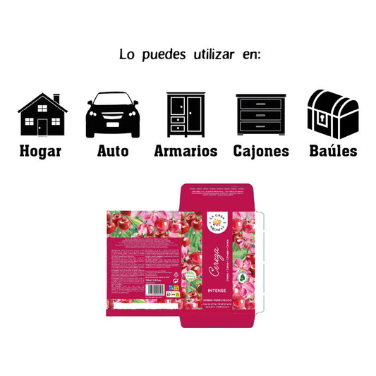 Sobres perfumados intenso - Aroma Cereza