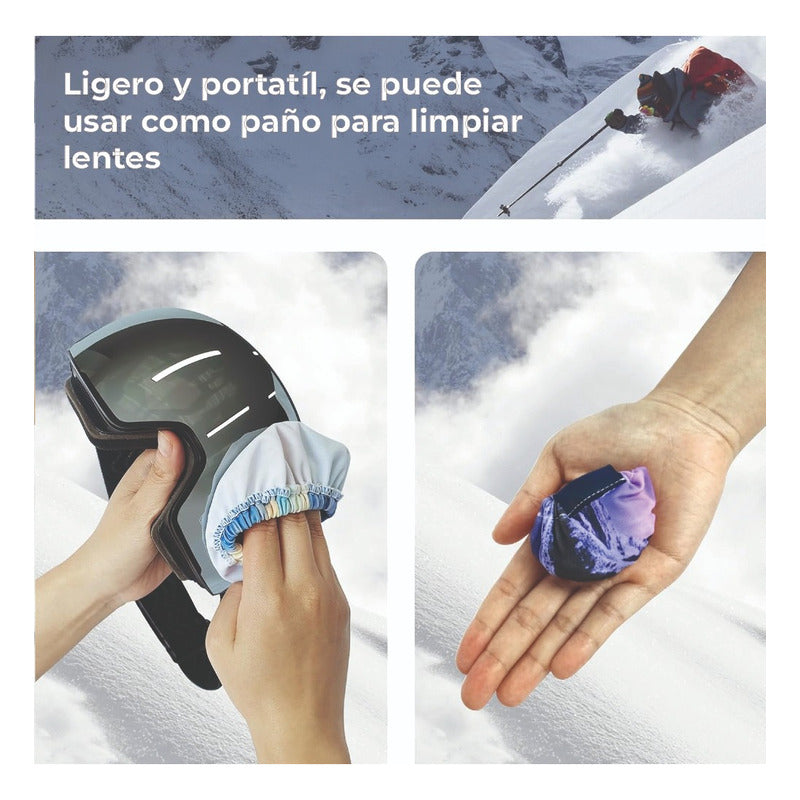 Funda Antiparras Ski/snow/bici Microfibra Rash