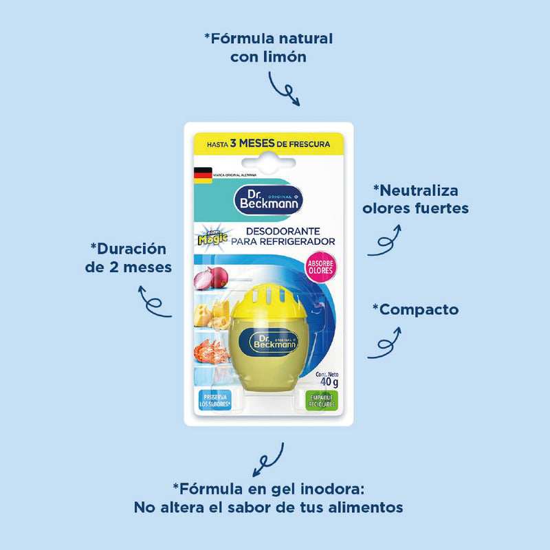 Dr. Beckman Desodorante De Refrigerador | Absorbe Olores