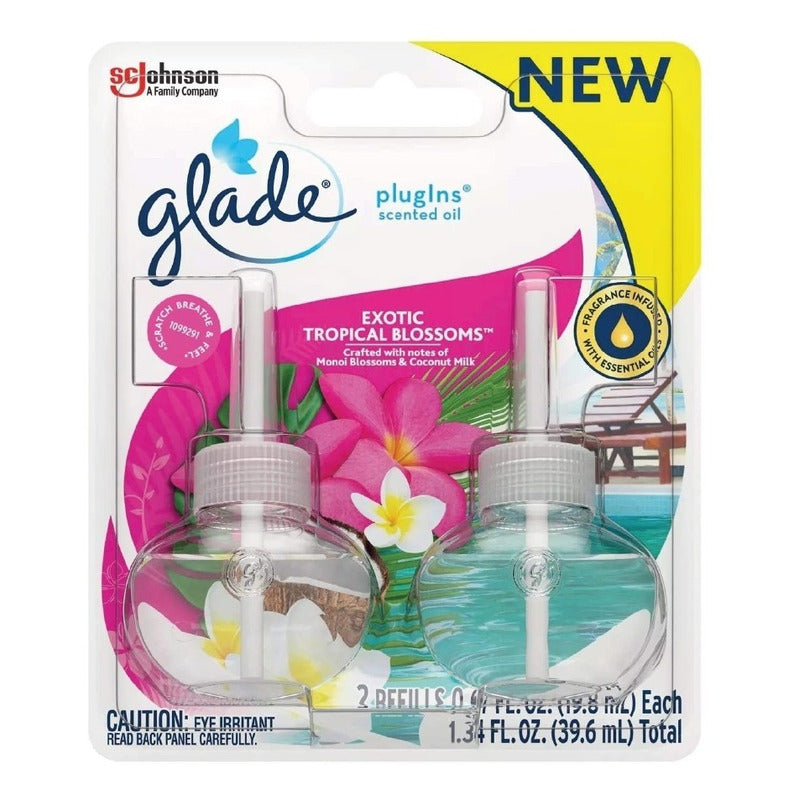 Glade Aceites Naturales Electrico / 2 Repuestos - 21ml
