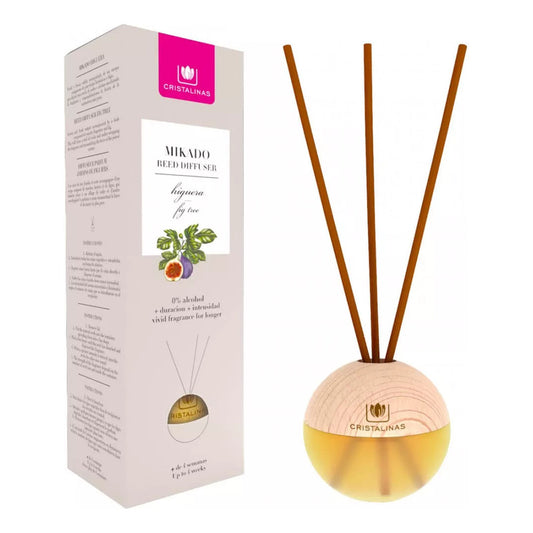 Cristalinas - Ambientador Mikado En Esfera / Aroma Higo