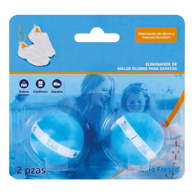 Aromatizador Eliminador De Olores Zapatos/botas 2 Pzas