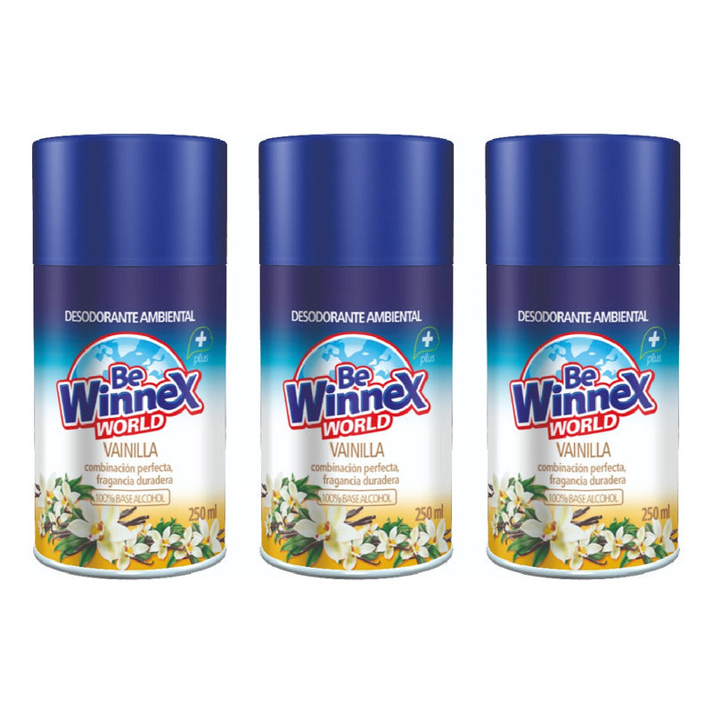 Repuesto Aromatiza. Automatico 250 Ml - Vainilla Winnex 3u