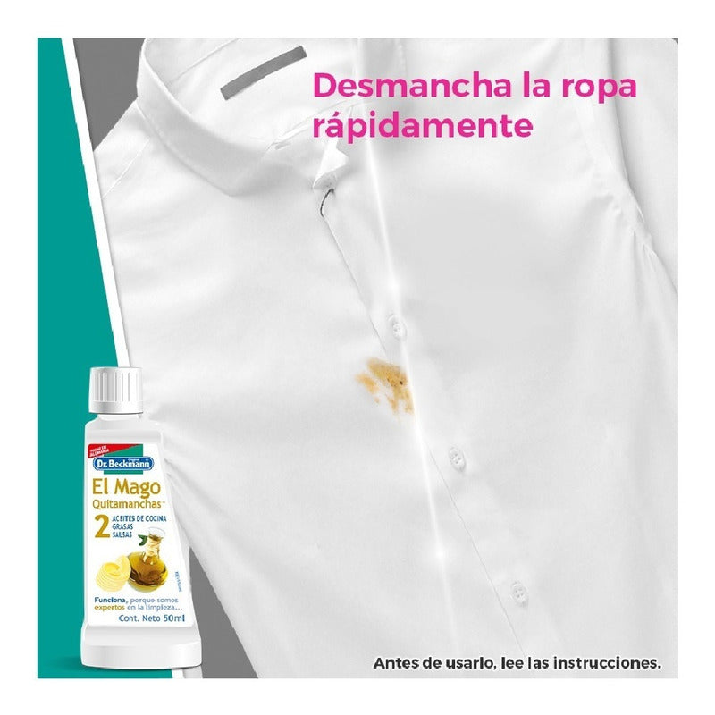 Dr Beckmann El Mago/quitamanchas Dificieles 50ml