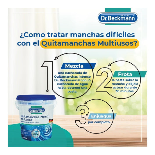 Dr. Beckmann - Quitamanchas Intenso Multiusos En Pote 1kg