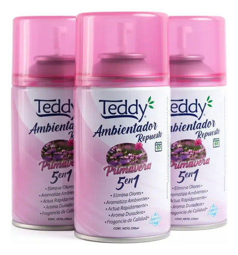 Repuesto Ambientador Teddy Primavera - 3un