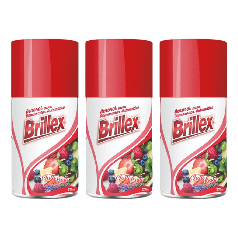Repuesto Automatico 270 Ml - Tutti Frutti Brillex 3u Fl