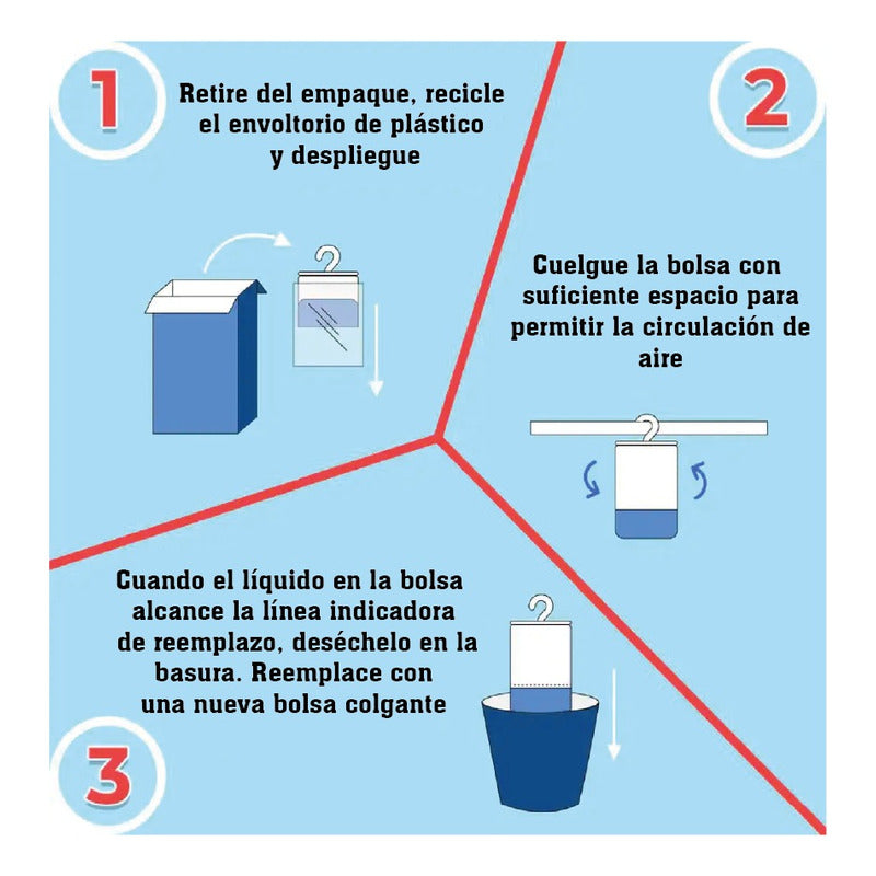 Absorbedor De Humedad Armarios 50g - Amahogar