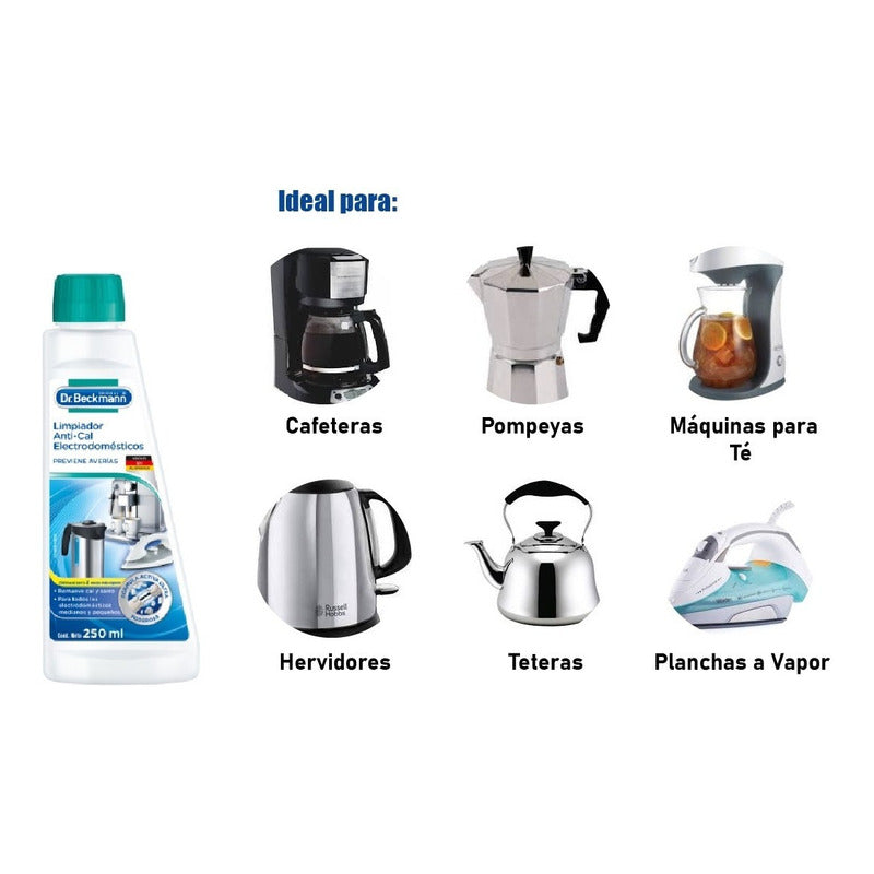 Dr. Beckmann Limpiador Anti Cal Electrodomésticos 250 Ml