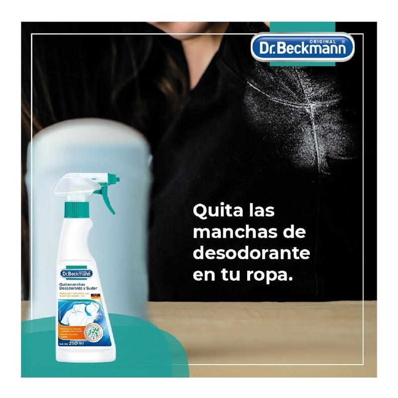 Dr. Beckmann - Quitamanchas sudor y Desodorante | 250 Ml