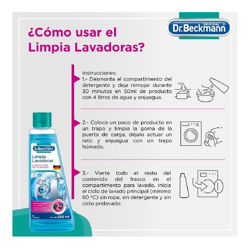 Dr. Beckmann Limpiador De Lavadoras