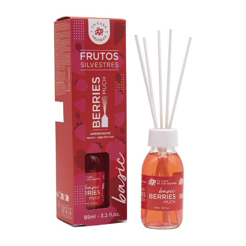 Aromatizador Mikado Decorativo Basic Berries Much, 95ml
