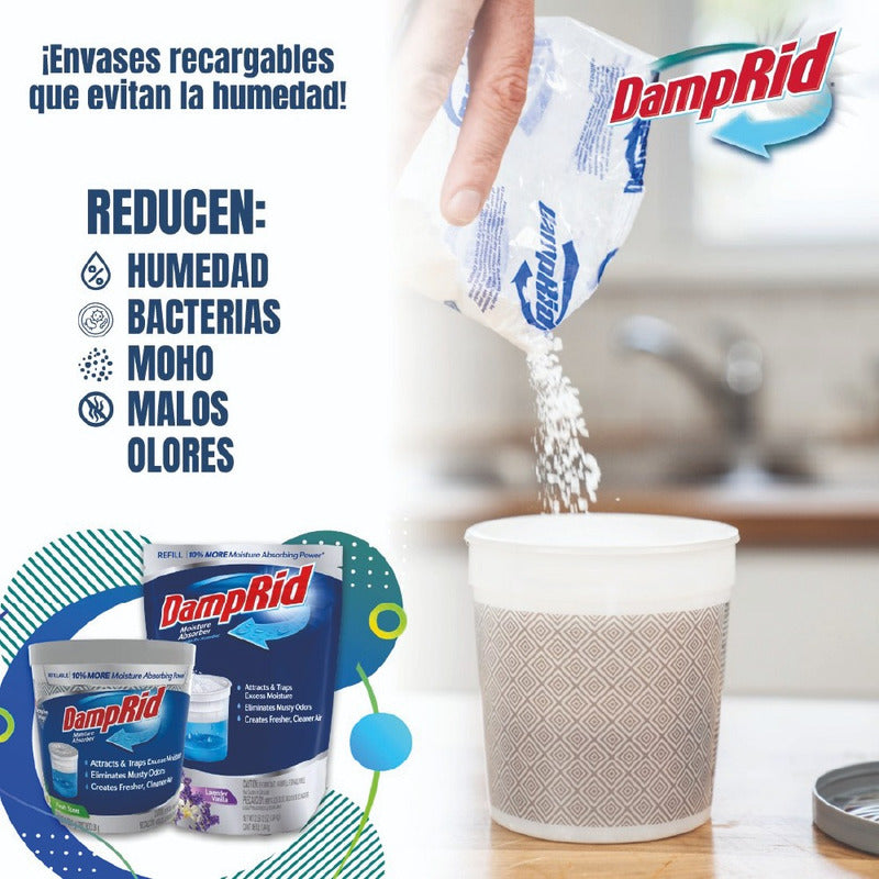 Damprid Doypack Granos Antihumedad 1.2kg Repuesto