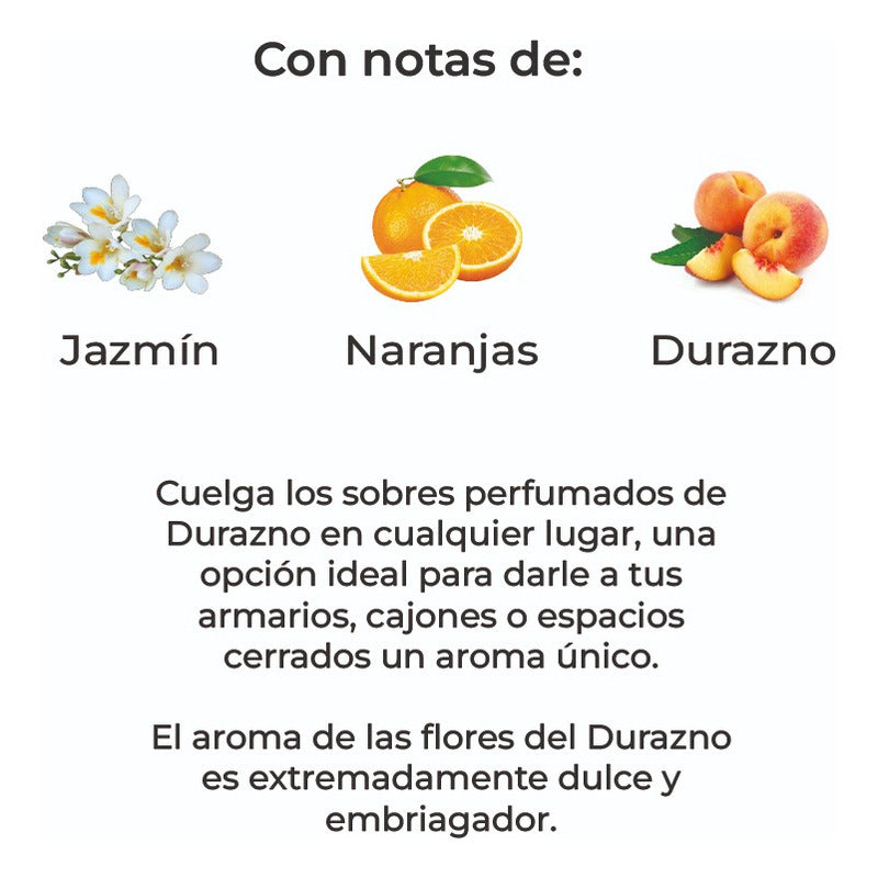 Sobre Perfumado Lifie Season 20g Armario Cajones | Durazno