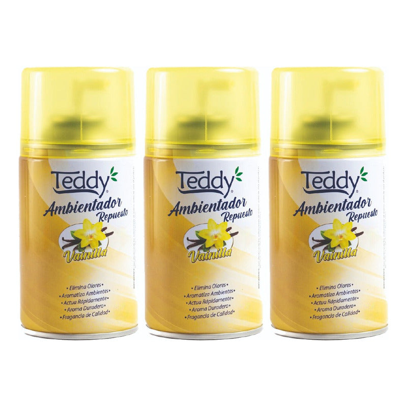 Repuesto Aromatiza. Automatico 250 Ml - Vainilla Teddy 3u