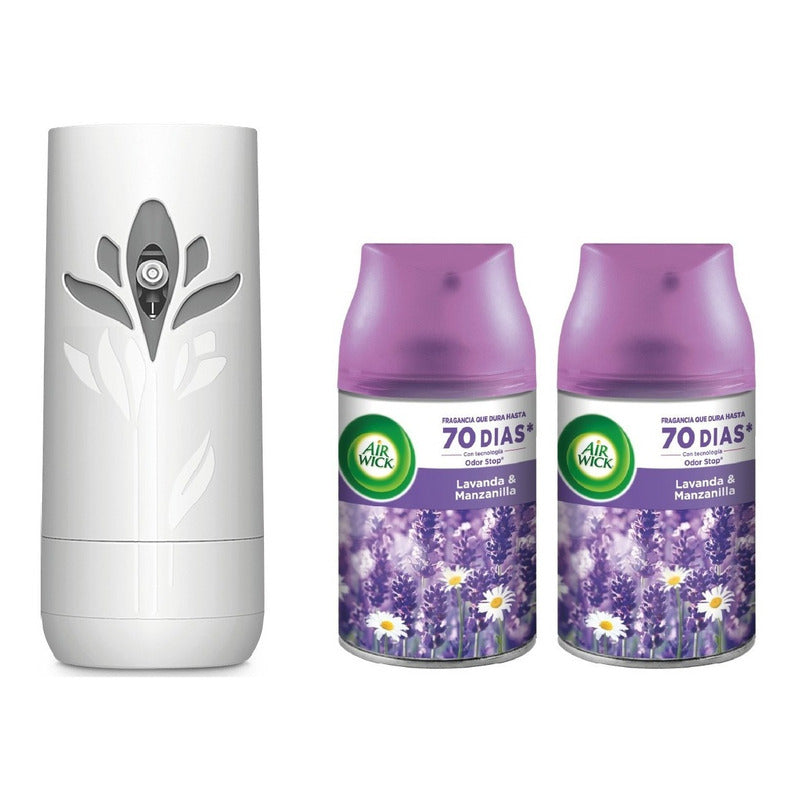 Air Wick Automatico Difusor + 2 Repuestos - Variedades