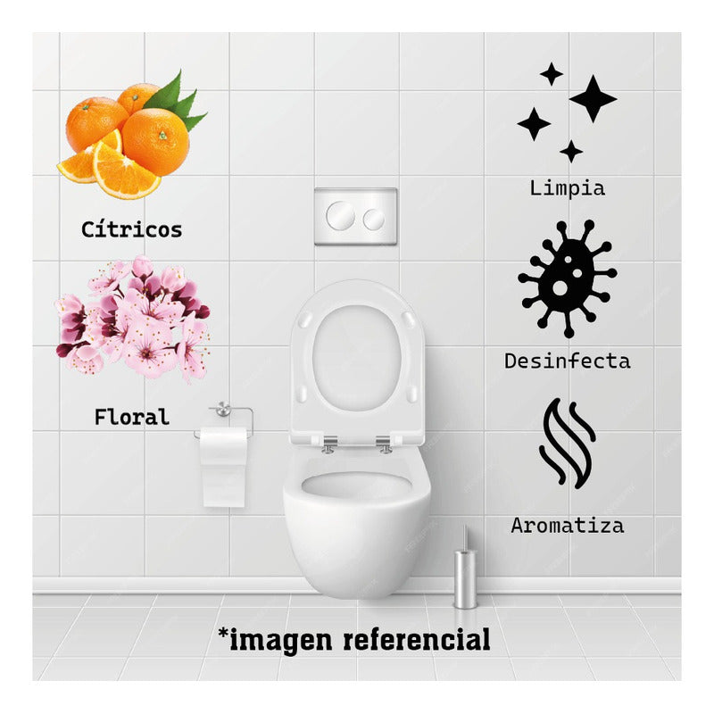 Aromatizador/limpiador Canasta Baño Wc Total Citrus/flor 35g