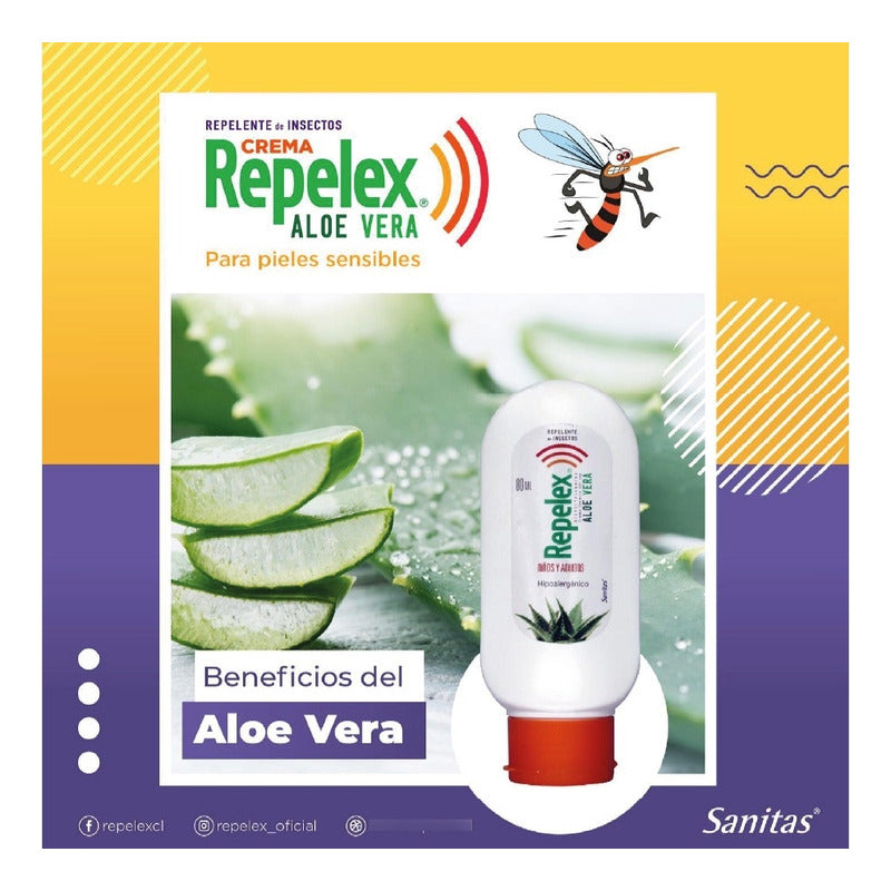 Repelex - Hipoalergénic en Crema 10%deet