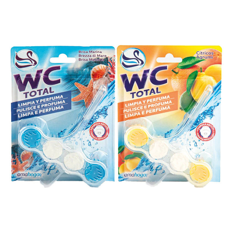 Aromatizador/limpiador Canasta Baño Wc Total Marina/citr 35g