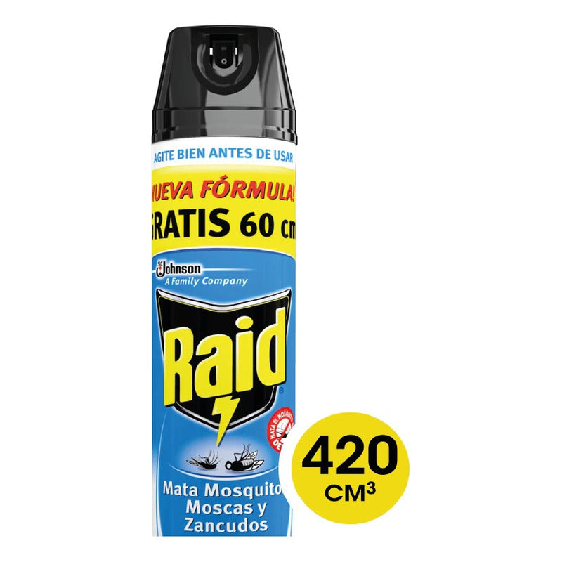 Raid - Moscas/zancudos/mosquitos Sin Olor 420cc