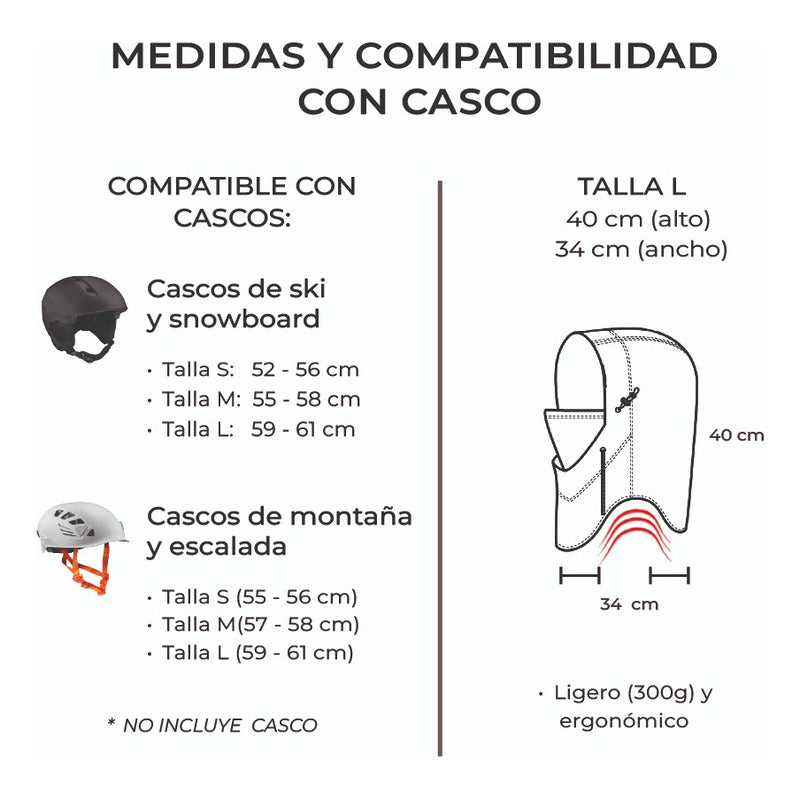 Pasamontañas Ski Snowboard Adulto Diseño Animal Pro Ajustabl