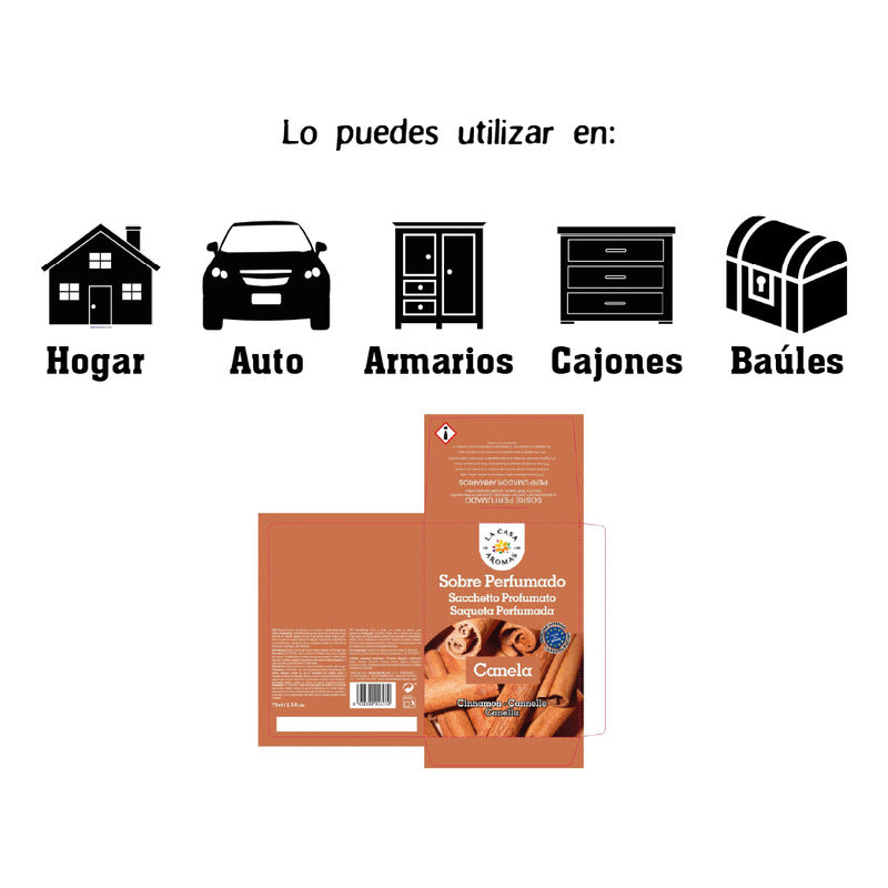 Sobres perfumados intenso - Aroma Canela