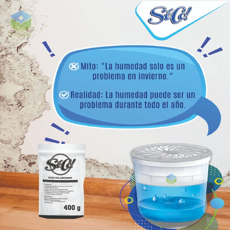 Damprid Absorbedor De Humedad Recargable + 2 Repuestos Fu