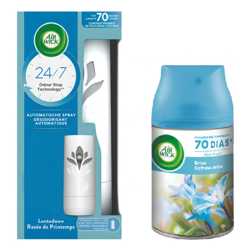Airwick - Air Wick - Aromas - Automático Botella - Brisa Refrescante - Unidad - 1 - 156 G - 250 Ml