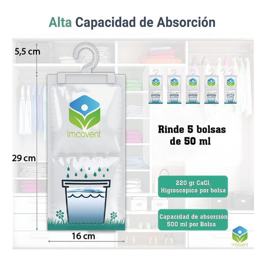 Absorbedor De Humedad Armarios Y Baúles - 210 G Desechable