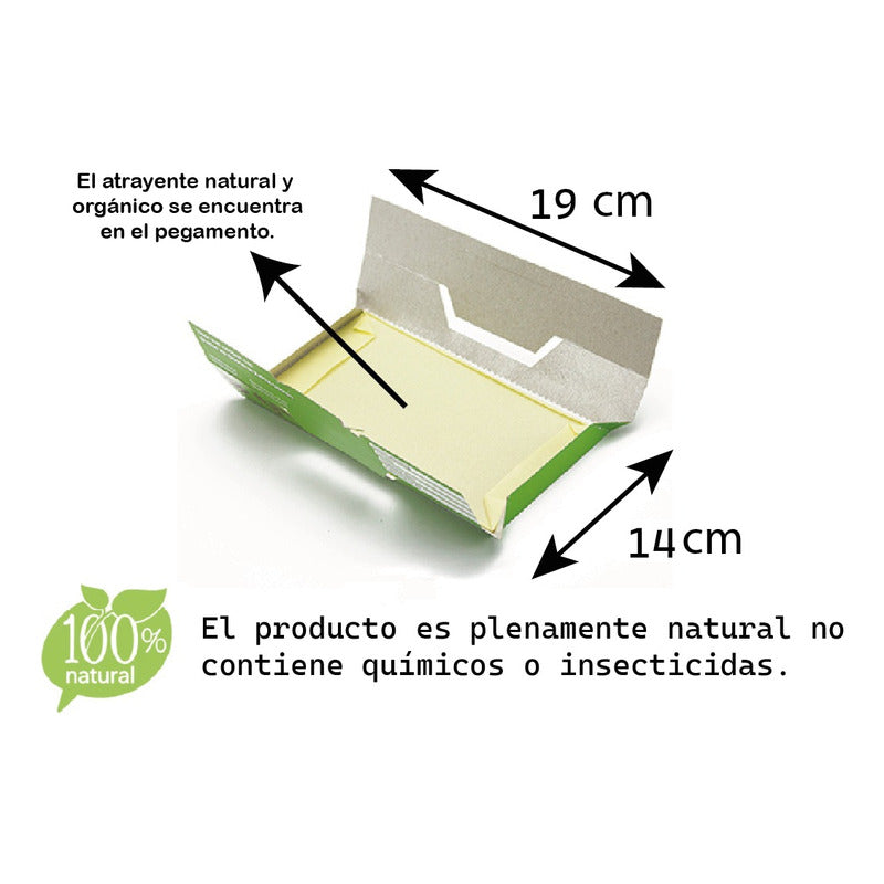 Insective - Trampa Pegajosa Delta Para Lauchas No Toxica 5un