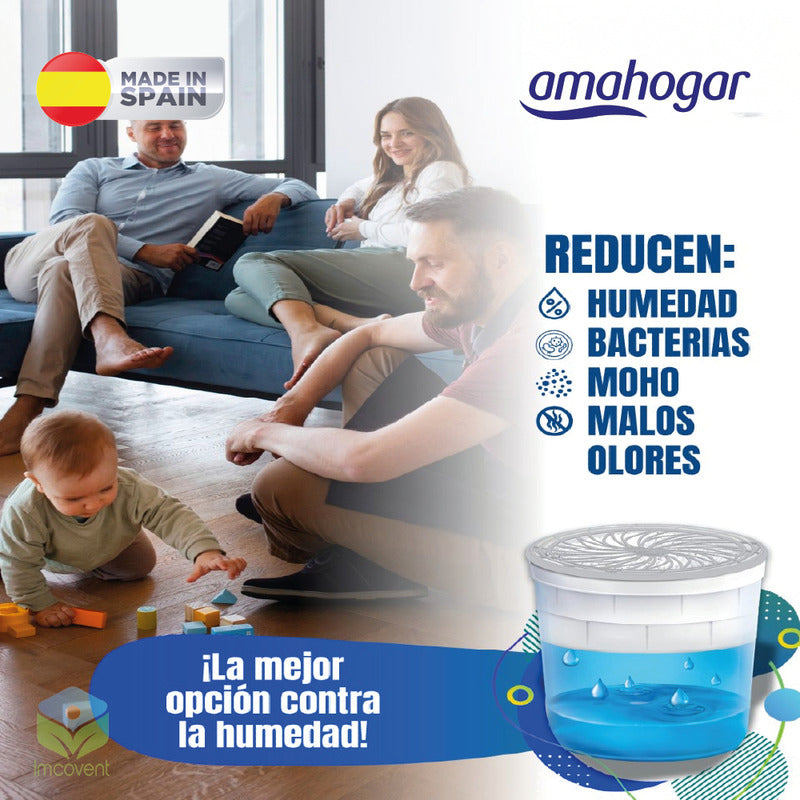 Absorbedor De Humedad Recarga Universal 240 G 3uni Amahogar