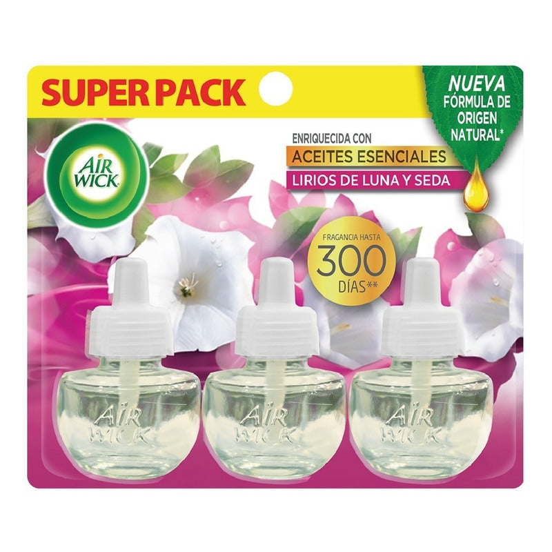 Air Wick Eléctrico Recarga Súper Pack 3 Repuestos