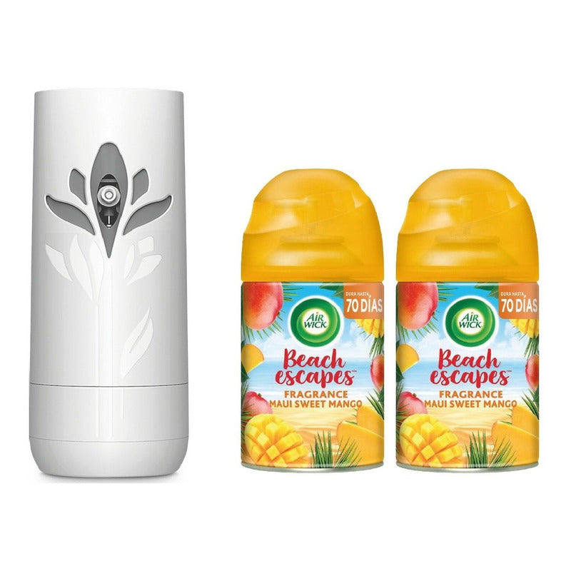 Air Wick Automatico Difusor + 2 Repuestos - Variedades