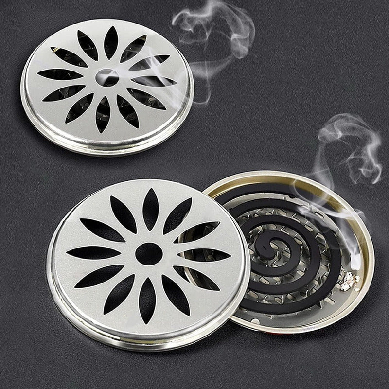 Espirales Citronela Mosquitos Zancudo 30 Uni + Soporte Metal