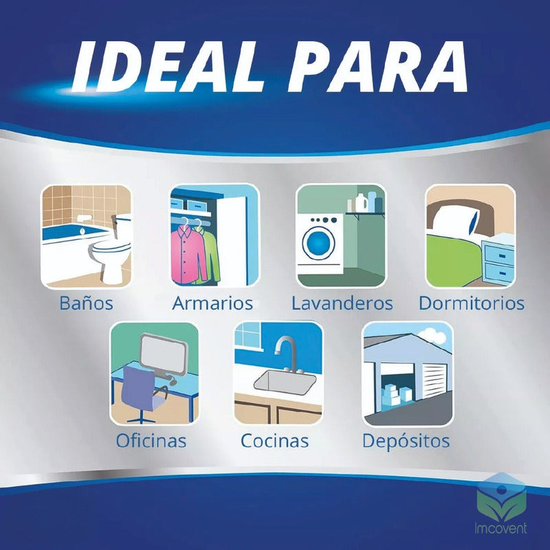 Damprid - Absorbedor De Humedad Recargable 3 Uni /400 G Seco