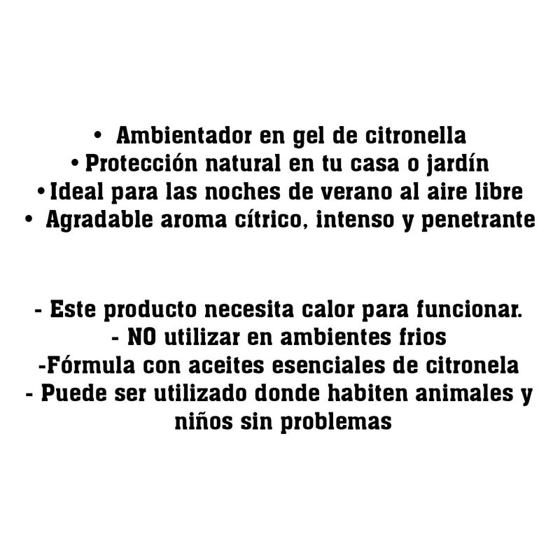 Amahogar - Gel Citronela