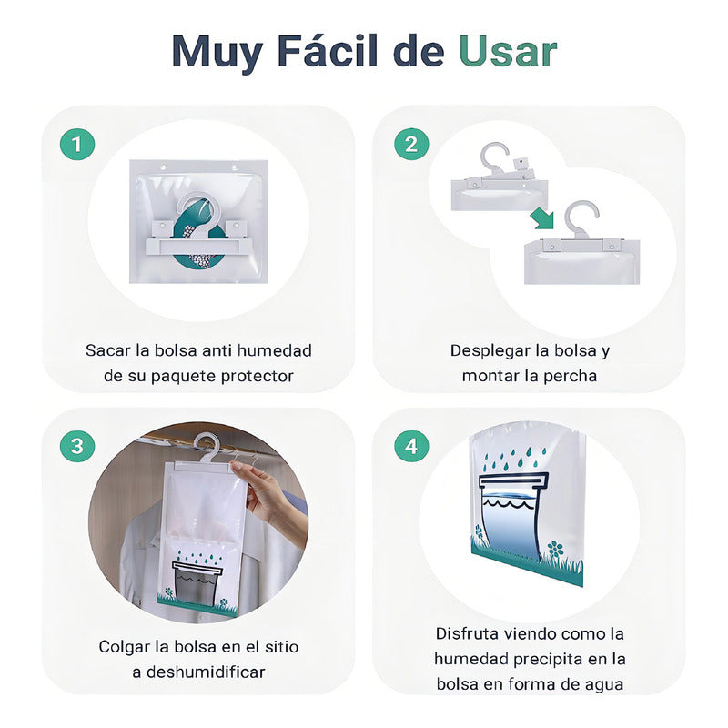 Absorbedor De Humedad Armarios 100g - Amahogar