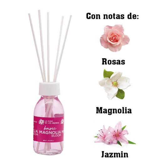 Aromatizador Mikado Decorativo Basic Magnolia Bloom, 95ml