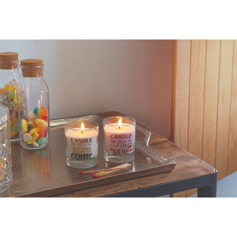 Lumar Aromatic Vela Vaso Con Mensaje - Recuerdo 140g/30h