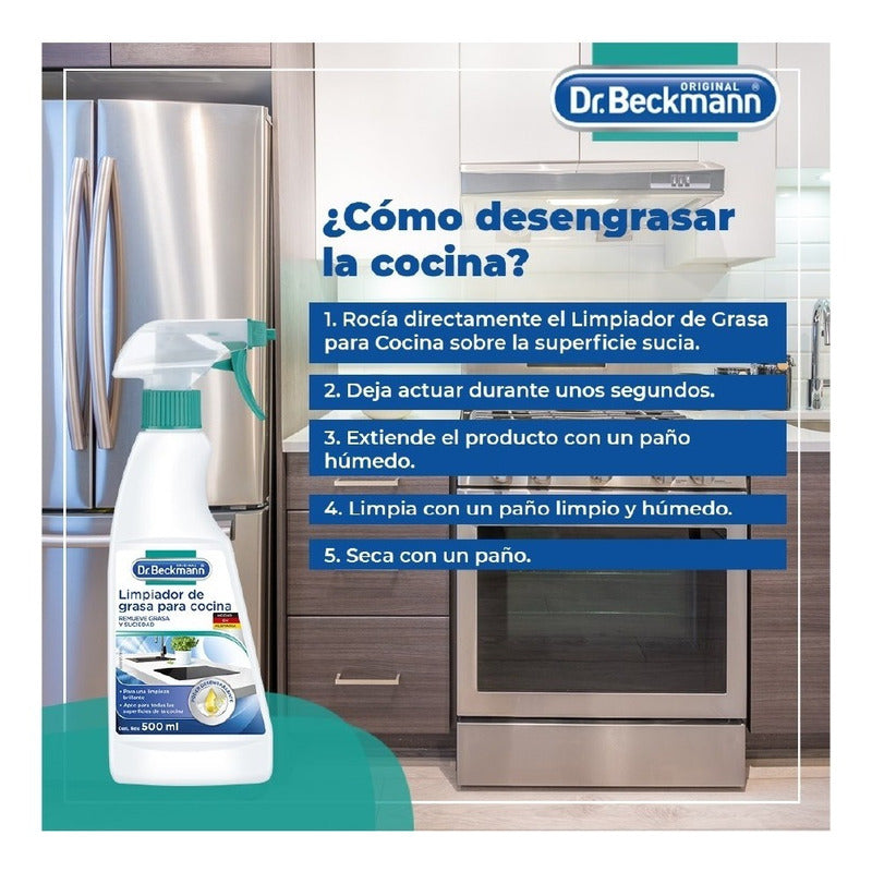Dr. Beckmann Limpiador De Grasa Para Cocinas - 500ml