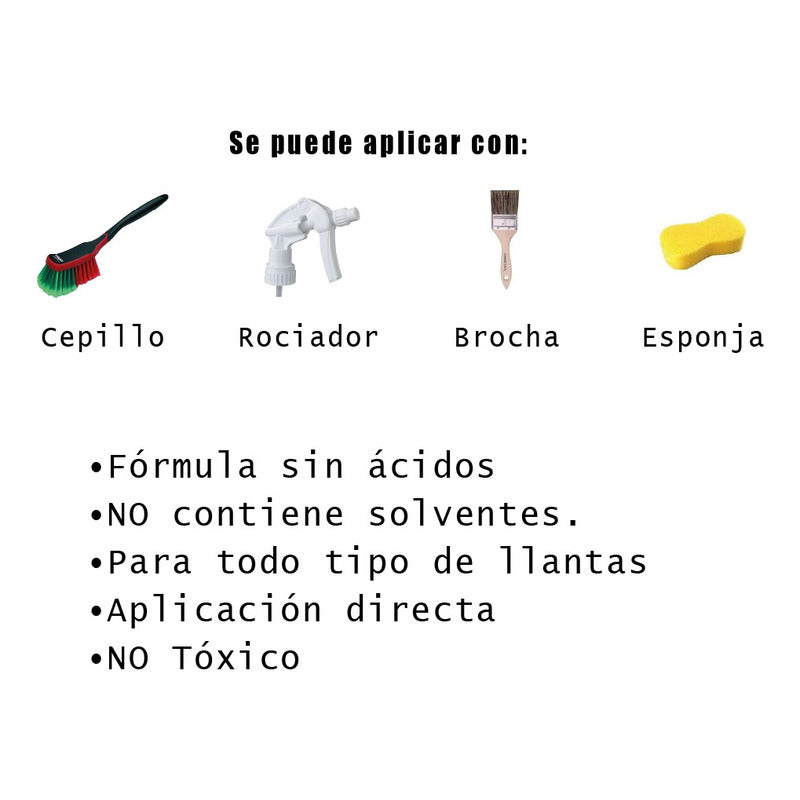 Limpiador De Llantas Y Aro 500ml